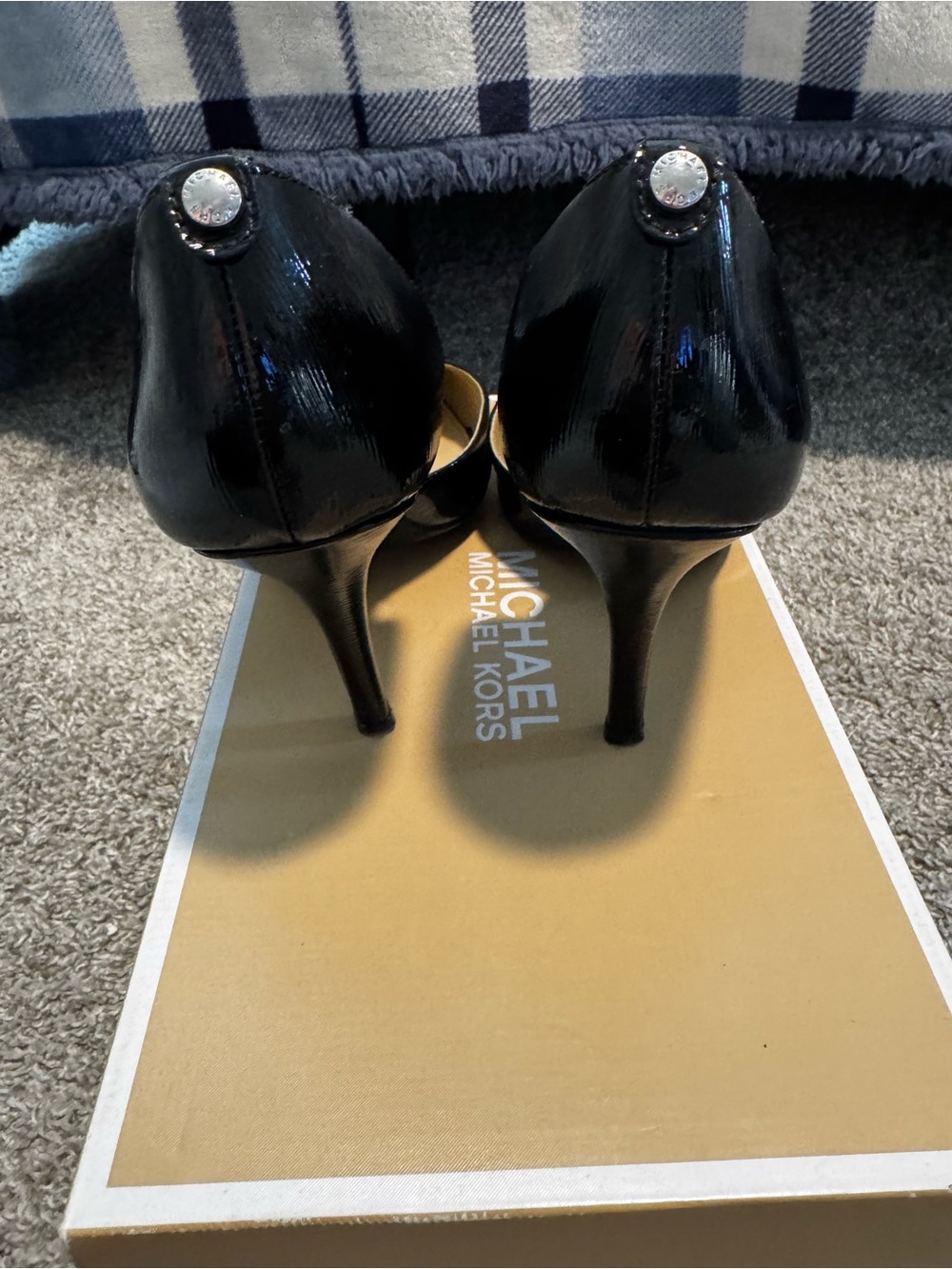 Michael Kors Black Patent Pointed-Toe Stilettos - Picture 4 of 6